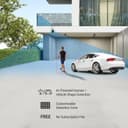 EZVIZ 2.5K Wifi Security Camera Outdoor Wired, No Monthly Fee, PTZ 360°, 512GB Supports, Starlight Color Night Vision, Human/Vehicle Detection, Auto-Track, CCTV Camera System, Alexa/Google (C8c 4MP) - 4