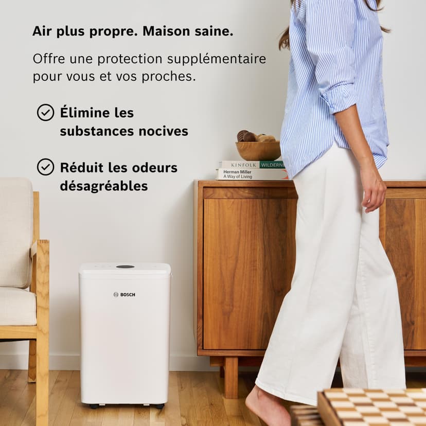 Bosch Original Filtres de rechange pour déshumidificateurs - Haute efficacité, Facile à installer et Durable - Paquet de 2 - 3