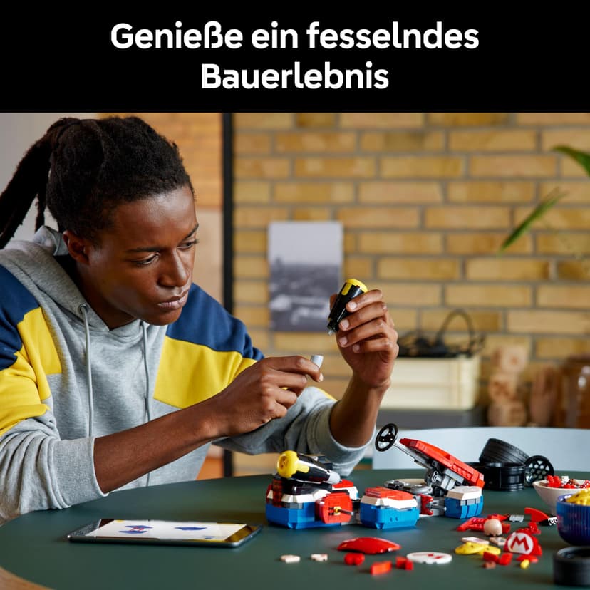 LEGO Mario Kart - Mario Et Kart Standard - Figurine Collector De Personnage Nintendo - Maquette De Voiture à Construire pour Fans De Jeux Vidéo - Cadeau pour Adulte 72037 - 3