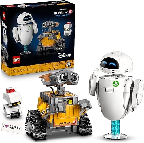 Lego Wall-E et Eve - Ensemble Lego Wall-E 43279 Neuf 2025 (inclus tuile imprimée)
