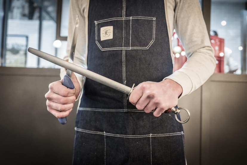 Dick Knives DL335 Sharpening Steel, Red - 2