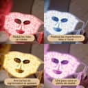 Silk'n Masque Visage LED - LED Face Mask 100 - Masques pour le visage avec Lumière Rouge Anti-Âge - Sans fil, 100 LED - 4