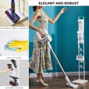 Vacuum Cleaner Holder Compatible with Dyson V15 V12 V11 V10 V8 V7 V6 - DC45/ DC35/ DC58/ DC59/ DC62/ DC74- Floor Storage Organizer with Wheels Without Drilling the Wall. - 5