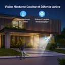 EZVIZ C8c 4MP Caméra Surveillance WiFi Extérieure à 360° avec Suivi Auto-Zoom, Détection de Forme Humaine/Véhicule, Vision Nocturne en Couleur, Audio Bidirectionnel, IP65 Etanche, Défense Active - 7