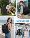 SZLX Vacuum Backpack Carry-on Luggage Women, Airbag Backpack with Vacuum System for Travel, Ryanair Travel Ruscksack Cabin Size with Pump Waterproof Men's Vacuum Suitcase - 7