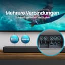 Hisense AX5125H 5.1.2 Channel 500W Dolby Atmos Soundbar with Wireless Subwoofer& Up Firing Speakers& Turly Wireless Rear Speakers - 6