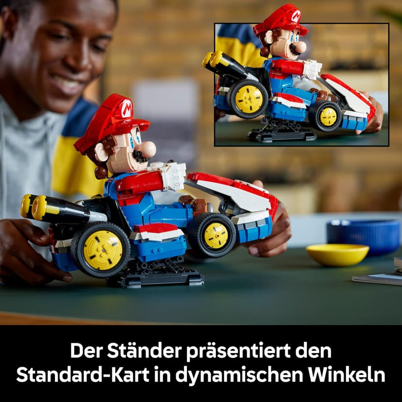 LEGO Mario Kart - Mario Et Kart Standard - Figurine Collector De Personnage Nintendo - Maquette De Voiture à Construire pour Fans De Jeux Vidéo - Cadeau pour Adulte 72037 - 5