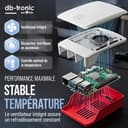 db-tronic Raspberry Pi 5 4 Go Starter Kit | Édition 64 Go | Alimentation 27 W | Boîtier avec Ventilateur | Micro HDMI 4K | Dissipateur | idéal pour Home Assistant et Le Smart Home - 3