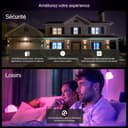 Philips Hue Essential Ampoule Connectée LED A60, White and Color Ambiance, Ampoule Philips Hue E27, 8W, 2200-6500 K, 806 lm, Intensité réglable, Compatible Alexa, Google et Apple Home, Pack de 4 - 7