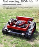 FUNNYBSG Smart Lawn Mower with Remote Control - Gas Powered and Crawler, 7.5/HP, 30° Slope Capacity, Ideal for Farms, Home Gardens, Orchards and Lawn Care - 2