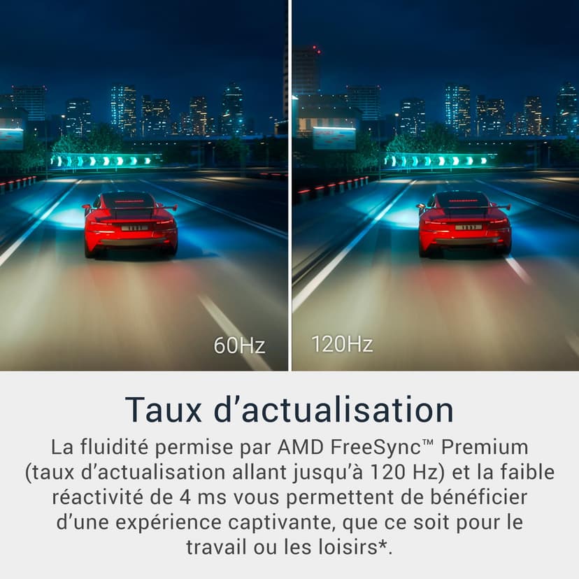 Dell 32 Plus Écran PC - S3225QS, 4K UHD (3840x2160), 120Hz, VA, 4ms, AMD FreeSync Premium, 95% DCI-P3, HDR10, Réglage en Hauteur, Haut-parleurs intégrés, DisplayPort, 2 HDMI, Garantie 3 Ans - 5