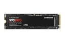 Samsung 990 PRO NVMe M.2 SSD, 4 TB, PCIe 4.0, 7,450 MB/s read, 6,900 MB/s write, Internal SSD, For gaming and video editing, MZ-V9P4T0BW - 1