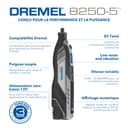 Dremel 8250 2.0 Ah 12V Li-Ion 5-tlg. accessories - 2