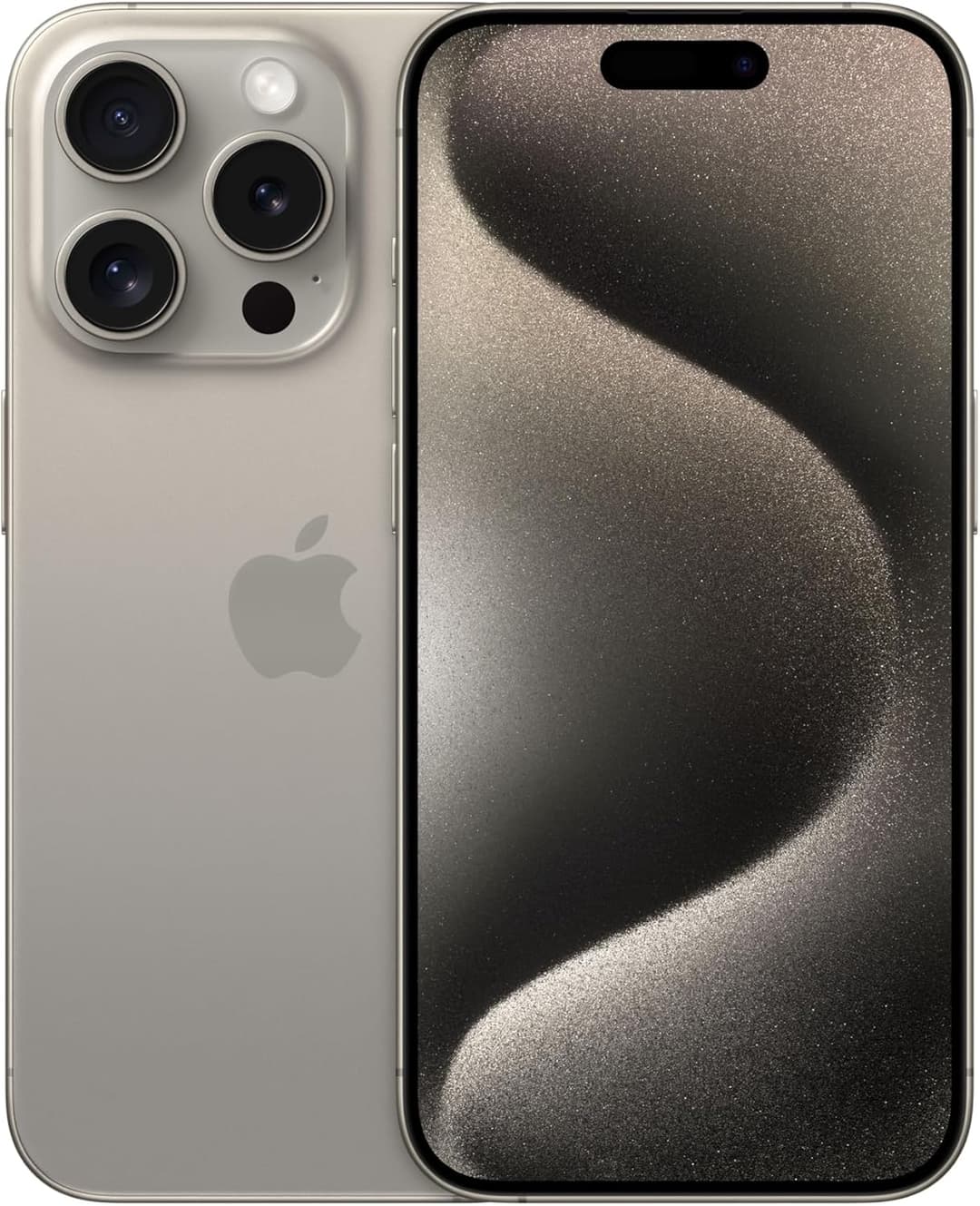 Apple iPhone 15 Pro (128 GB) - Natural Titanium (Renewed)