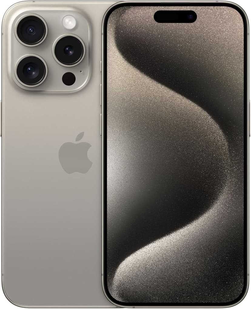 Apple iPhone 15 Pro (128 GB) - Natural Titanium (Renewed) - 1