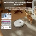 roborock QV 35A Set Aspirateur Robot Laveur, 8000Pa HyperForce, Station Multifonctionnelle, Serpillière Rotative 200 TR/Min & Relevable 10mm, Anti-enchevêtrement, Évitement d'obstacles, Cartographie - 5