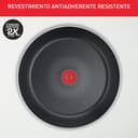 Tefal Ingenio Emotion L8974S45 Batterie de cuisine à induction, 4 pièces, acier inoxydable, empilable, revêtement anti-adhésif, induction - 4
