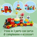 LEGO DUPLO | Disney Il Treno del Compleanno di Topolino e Minnie - Giocattolo per Bambine e Bambini da 2 Anni in su - Giochi Educativi con Mattoncini Numerati e 3 Personaggi - Idea Regalo - 10941 - 3