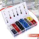 Crimping Pliers Set with 1200 Ferrules - Self-Adjusting Ferrules for All Cross Sections from 0.25 to 10 mm² | Your Complete Wire End Ferrules Set & Crimping Pliers Set - 5