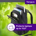 Targus 15.6" Spruce EcoSmart Checkpoint Friendly Backpack, Made From Recycled Bottles, Durable, TSA Friendly, 27L (TBB013US) - 3