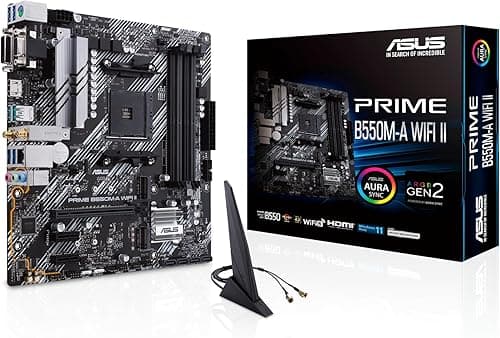 ASUS Prime B550M-A WI-FI II – Carte mère AMD B550 Ryzen A…