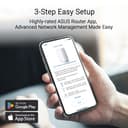 ASUS ZenWiFi BD4 Outdoor - Pack de 1 - Système WiFi 7 Mesh - Double-Bande, 3600 Mbps, 235m2, Double Ports 2,5G, Alimentation PoE, résistance IP65, jusqu'à 3 SSID, contrôle Parental et VPN - 9