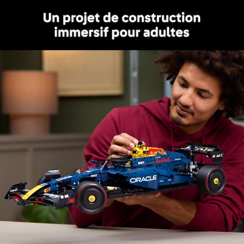LEGO Technic F1 Oracle Red Bull Racing RB20 - Jeu de Construction Collector pour Adulte - Inclut Un Moteur V6 et Une boîte de Vitesses - Idée Cadeau pour passionnés de Formule 1 42206 - 3