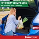 ATHLON TOOLS Foldable boot bag - Organiser, box - Reinforced, stable - Fastening strips - 2