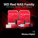 WD Red Plus 4 To Disque dur Interne 3.5" dédié NAS, 5400 RPM Class, SATA 6 GB/s, CMR, 256MB Cache, Garantie 3 ans - 8