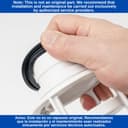 Basin and Lifting Bell Seal Set, 2 Pack, Replacement for Art. No. 240.282.00.1, 890.615, 816.418.00.1, 818.109, Compatible with GEBERIT cisterns, Flat Gasket for Flush Valve, Siphon Bell Sealing Ring - 7