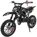 Actionbikes Motors Mini Delta 49 CC Moto-Cross pour Enfants | Freins à Disque - Filtre à air Sport - Échappement Sport - Pneus à air - Pocket Bike - Moto - Motocross - Dirt Bike - Dirtbike (Noir) - 1