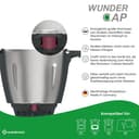 Wundermix - WunderCap® cache-lame pour robot de cuisine Monsieur Cuisine (Connect, Trend, Smart) • Accessoire révolutionnaire pour cuisson sans lame • Accessoire Wundermix - 3