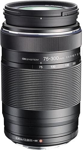 OM SYSTEM M.Zuiko Digital ED 75-300mm f/4.8-6.7 II Lens for Micro Four Thirds
