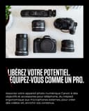 Canon EOS R50 Mirrorless Camera Kit - Black - 24.2MP - RF-S 18-45mm Lens - Creator Kit - 6