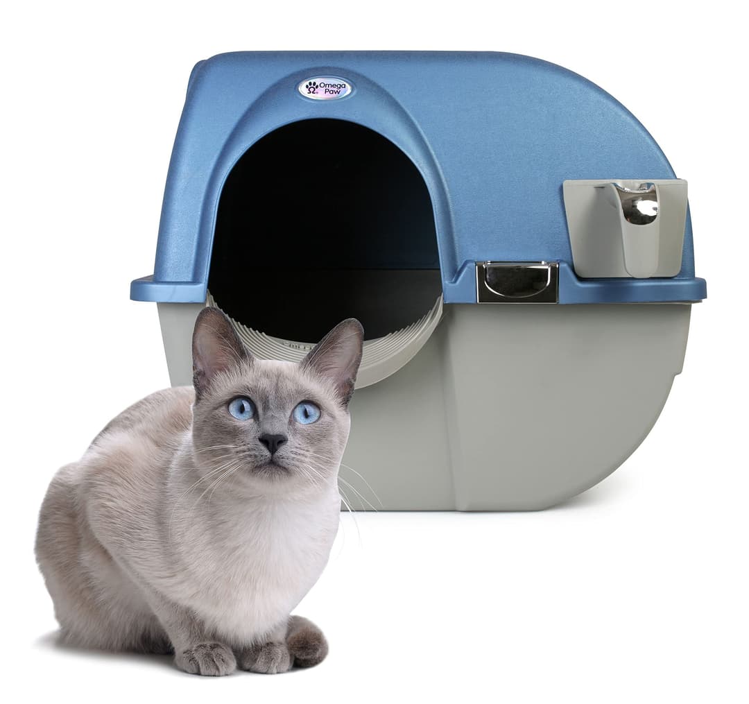 Omega Paw Roll 'n Clean PR-RA20-1 Bac à litière pour Chat…