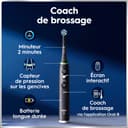 Oral-B iO 6N Black Bluetooth Connected Electric Toothbrush, 2 Brushes, 1 Travel Case - 3