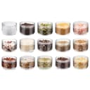 Dreamfarm Ortwo Replacement Jars | Refillable Grinder | Salt, Pepper and Spice Mill Replacement Jars | Black, Glass, 2oz - 5