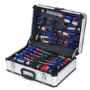 WORKPRO Caisse à Outils Complete Professionnelle avec Mallette en Aluminium, Boite à Outils Complete pour Réparation Dommestique ou de Travail 119 Pièces - 1