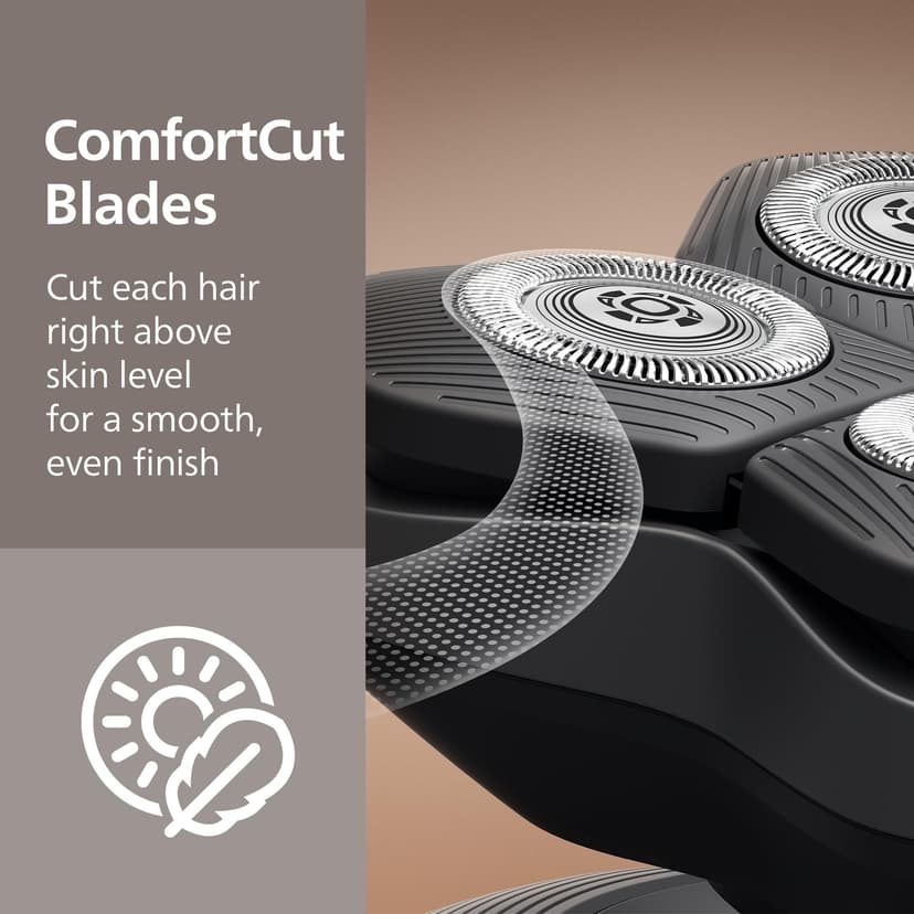 Philips Head Shaver Pro 5000 Series - Skull Shaver for Men and Women, 360° Flexing Head & ComfortCut Blades for Clean Shave, Gentle on Skin, Model HS5980/15 - 4