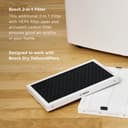 Bosch 2-Pack Replacement Filter for Dry Dehumidifiers - High-Efficiency, Easy-to-Install & Long-Lasting 2-in-1 Air Purification - 2