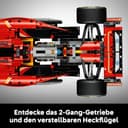 LEGO Technic F1 Ferrari SF-24 - Maquette de Voiture de Course Collector à Échelle 1/8 - Décoration - Inclut Moteur V6, Boîte de Vitesses, DRS et Volant - Idée de Cadeau pour la Fête des Pères 42207 - 5
