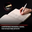 rOtring 600 Portemine | Mine HB0,5 mm | Portemine entièrement métallique | Or Rose | Prise crantée antidérapante et corps hexagonal - 4