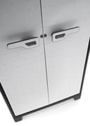 Keter Titan High Indoor Garage Utility Multi purpose Cabinet - Black-Grey - 4