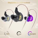 Yinyoo KBEAR MONKIE K01 Écouteurs de Jeu HiFi Casque Intra-auriculaire antibruit avec Prise de 3,5 mm Surround Écouteurs filaires pour PC, PS5, Xbox, Switch - 8