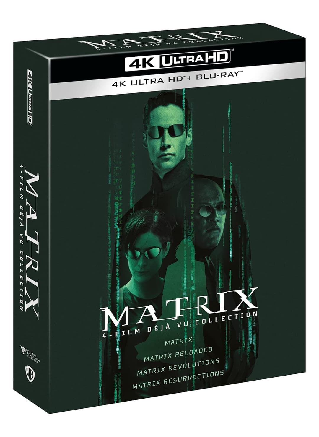 Blu-Ray 4K Uhd Matrix 4 Film Collection (4 x 4K Ultra Hd+4 Blu-Ray)