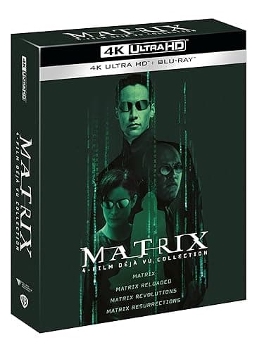 Blu-Ray 4K Uhd Matrix 4 Film Collection (4 x 4K Ultra Hd+4 Blu-Ray)