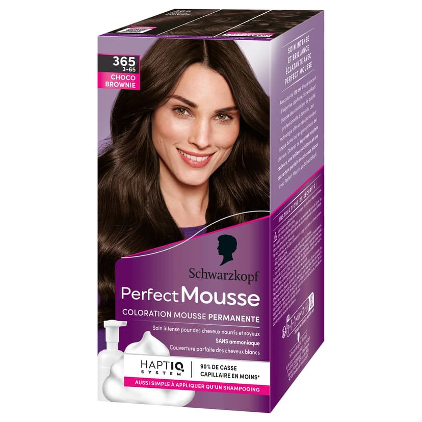 SCHWARZKOPF Mousse Perfect Coloration 365 Brownie - 1