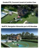 ANTHBOT M9 Robot Tondeuse sans Fil, NetRTK, 4G, 5000 mAh, Recommandé 1000 m², Maximum 1200 m², Pente de 24° (45%), Prend en Charge 2RTK Conçu pour Les Jardins Avant et Arrière - 8