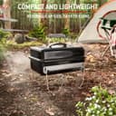 Weber Barbecue au Charbon Go‑Anywhere/Portable, Pieds repliables, Design Compact pour Le Camping et Les Pique‑niques, revêtement Durable, contrôle du Flux d'air, Surface de Cuisson 42 x 26 cm, Noir - 6