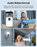 ANRAN 2PCS 2K Floodlight Camera, Wireless Solar Outdoor WiFi Surveillance Camera, 3MP Outdoor Camera with Lumens Projector, Colour Night Vision, PIR Motion Detection, Two-Way Audio, IP66 Waterproof - 6